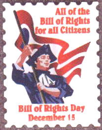 [Bill of Rights Day Pin]